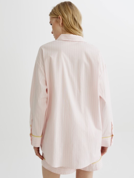 домашняя рубашка в полоску по цене 2799 руб вид справа