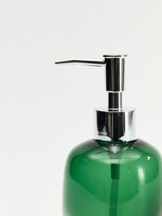 дозатор для жидкого мыла из стекла по цене 1199 руб вид справа