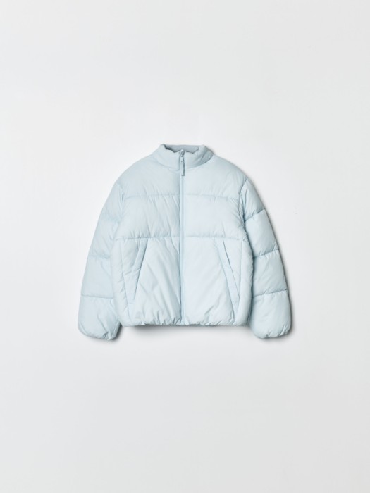 дутая стеганая куртка для девочек 4610517174758 фотография