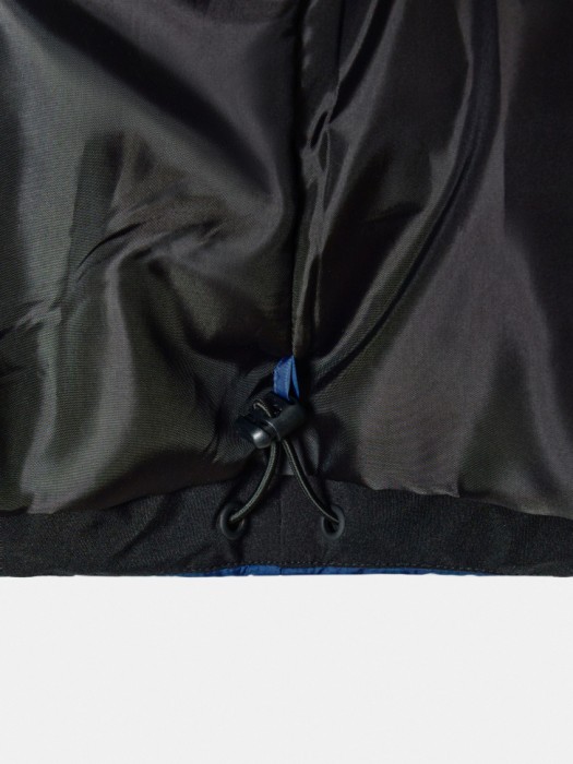 дутый жилет в стиле колор блок для мальчиков для детского возраста с изнаночной стороны