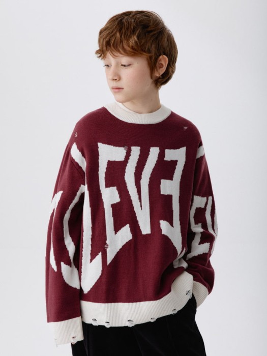 двухсторонний джемпер в стиле гранж детский по цене 1999 руб вид справа