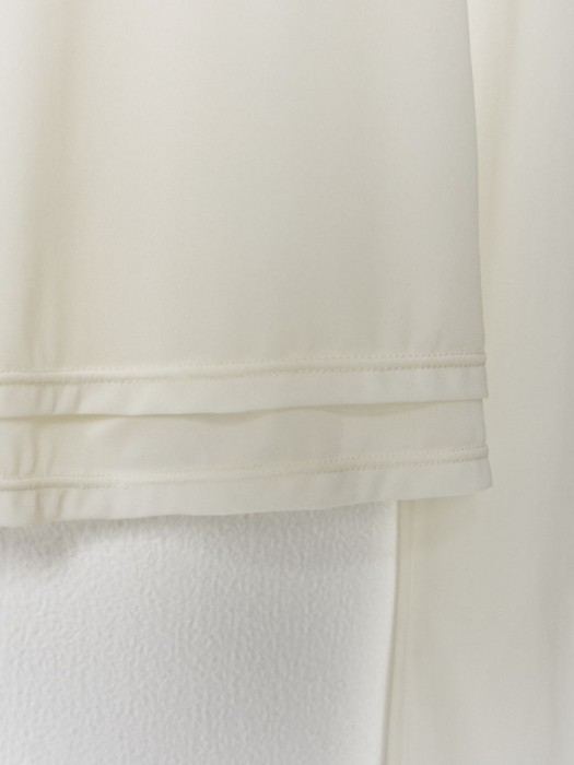 двуслойный лонгслив с топом из линейки  young из проверенных материалов спереди