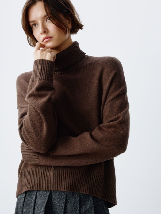 джемпер оверсайз с содержанием шерсти 4610517009050 фотография