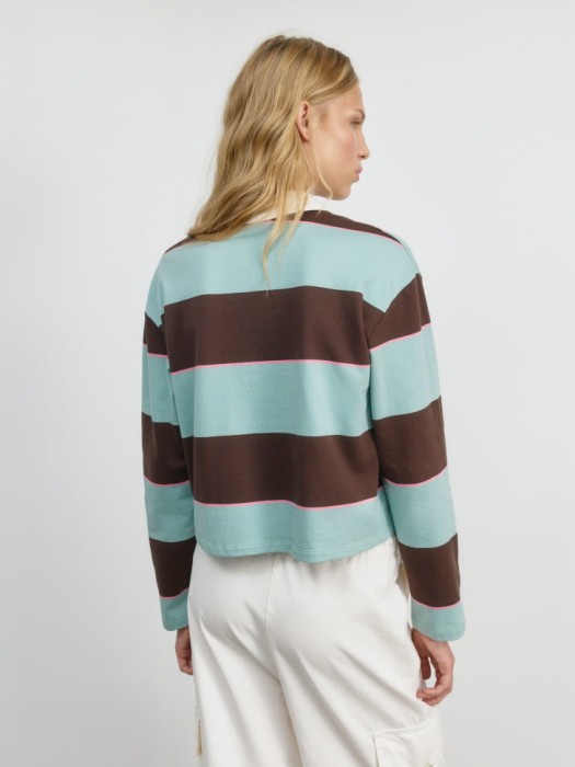 джемпер-поло оверсайз из линейки  young по цене 1999 руб вид справа