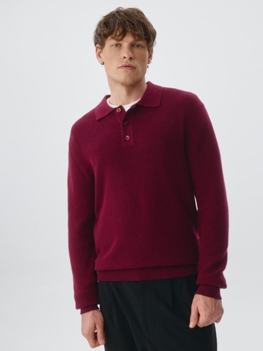 джемпер-поло с добавлением шерсти 4680798039862 фотография