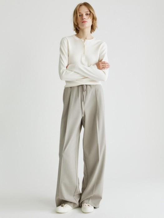 джемпер с планкой на пуговицах из вискозы спереди