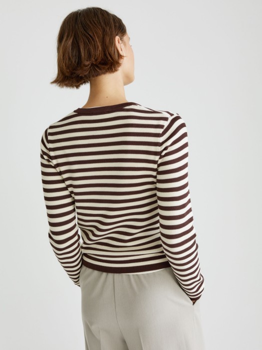 джемпер с планкой на пуговицах по цене 2799 руб вид справа