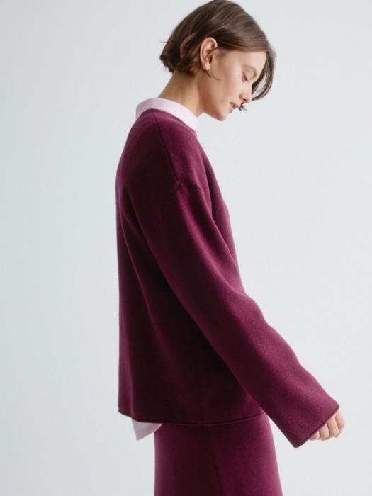 джемпер с содержанием ангоры и шерсти из россии вид сбоку