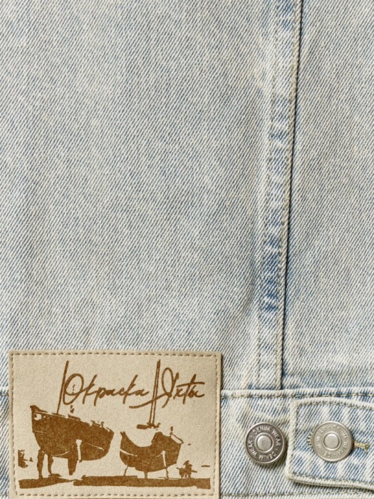 джинсовая куртка из коллекции art people с алексеем ланцевым для взрослого возраста с изнаночной стороны