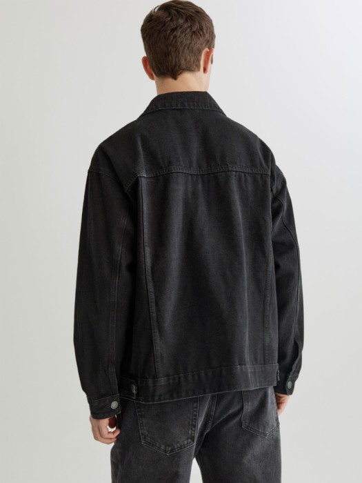 джинсовая куртка оверсайз по цене 4999 руб вид справа