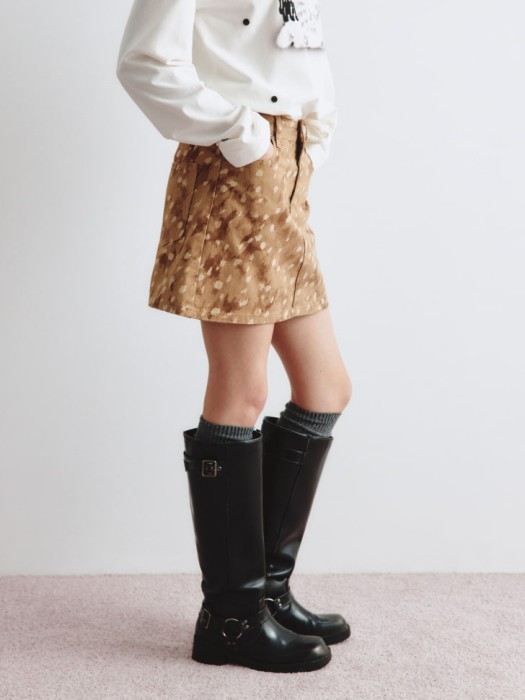 джинсовая мини юбка из линейки  young из россии вид сбоку