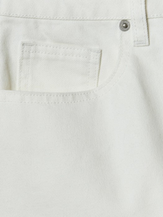 джинсовая мини-юбка универсального стиля с лицевой стороны