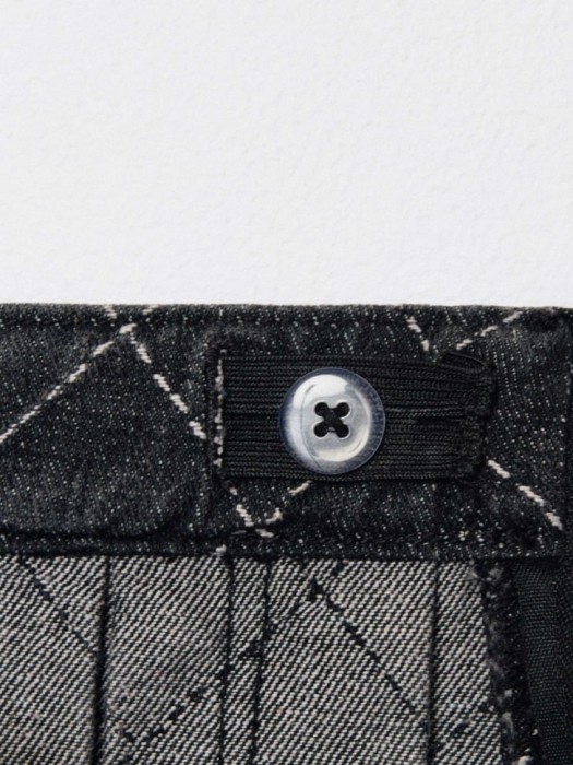 джинсовая юбка в складку для девочек по цене 999 руб вид справа