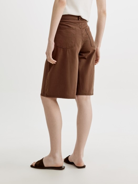 джинсовые шорты-бермуды премиум качества по цене 3999 руб вид справа