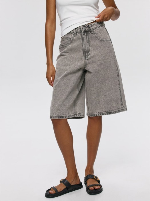 джинсовые шорты loose bermuda 4680704673296 фотография