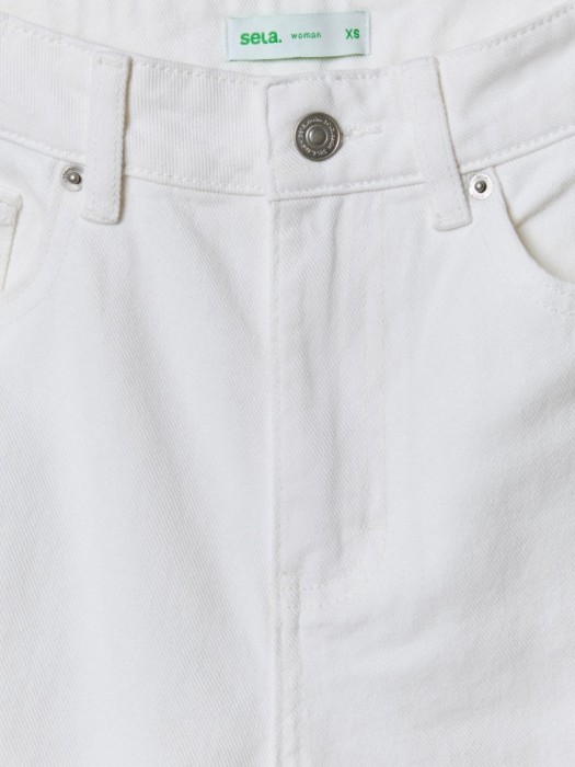 джинсовые шорты мом с высокой посадкой для взрослого возраста с изнаночной стороны