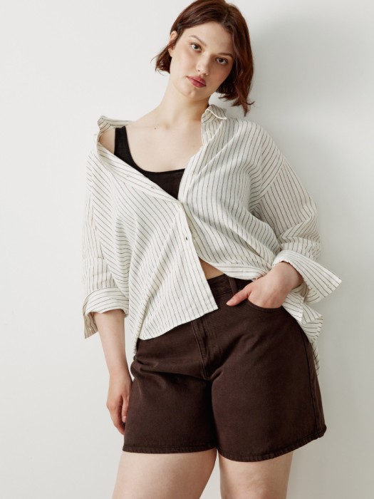 джинсовые шорты мом с высокой посадкой 4610517571540 фотография