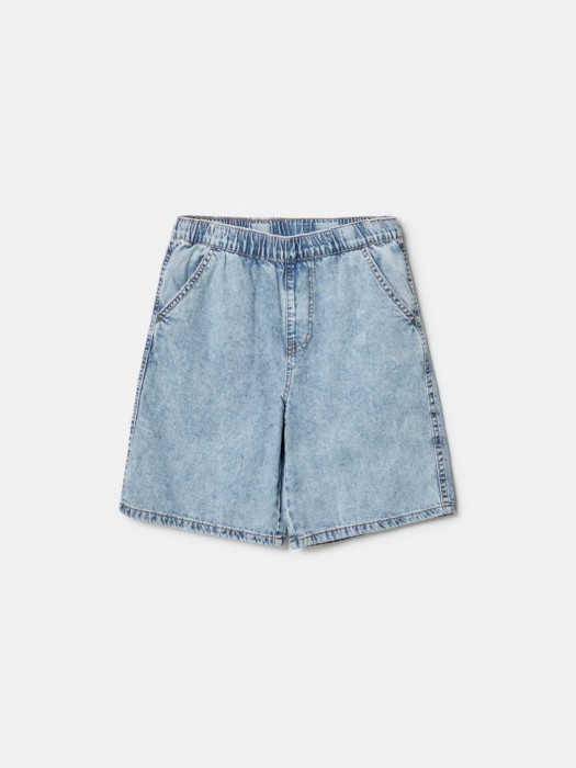 джинсовые шорты на резинке для мальчиков 4610517885654 фотография