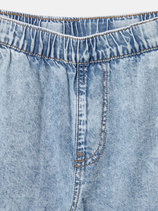 джинсовые шорты на резинке для мальчиков по цене 1899 руб вид справа