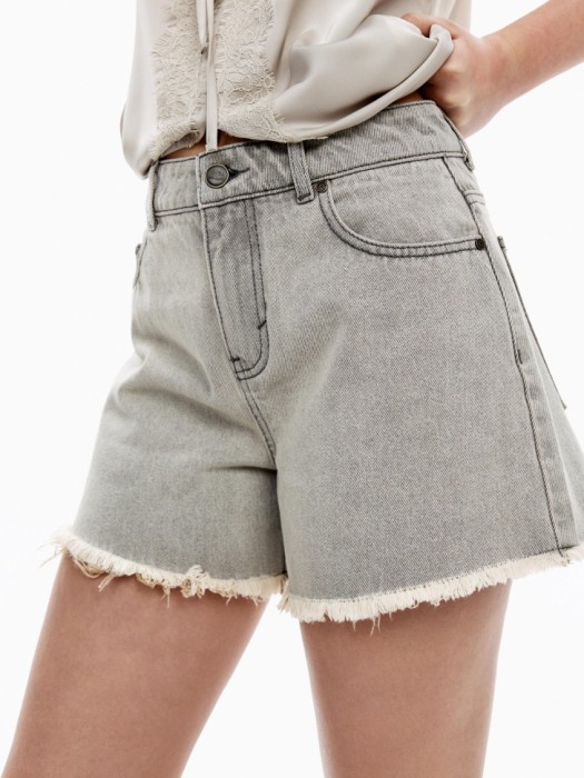джинсовые шорты с необработанным краем из линейки  young 4610517915580 фотография