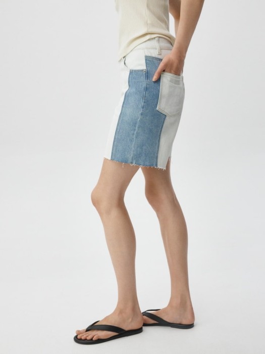 джинсовые шорты из россии вид сбоку