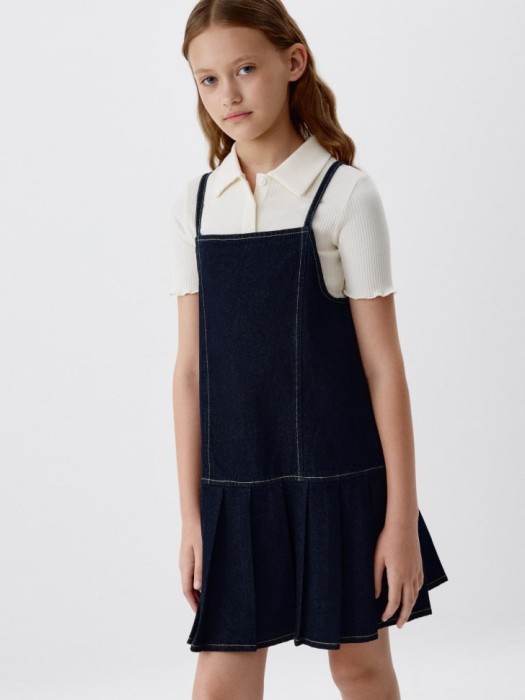 джинсовый сарафан для девочек 4680704927566 фотография