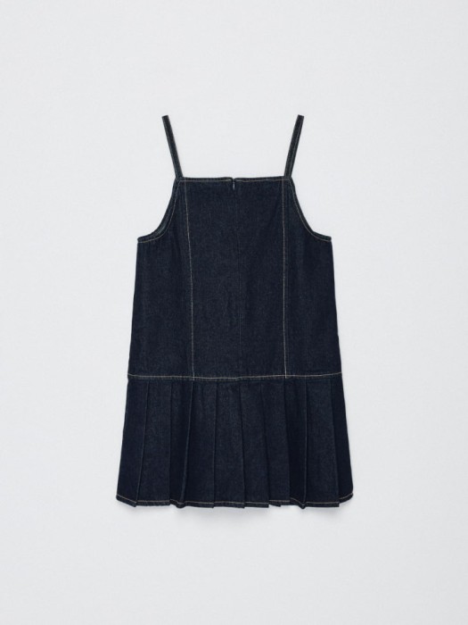 джинсовый сарафан для девочек по цене 1299 руб вид справа