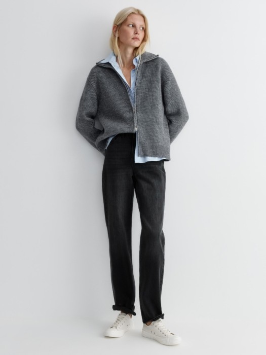 джинсы 403 straight fit tall из денима спереди