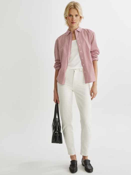 джинсы 404 мом на высокий рост от бренда sela вид слева