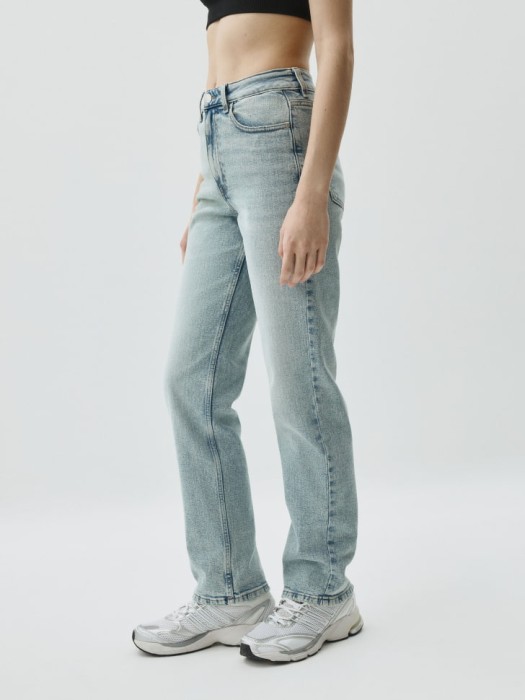 джинсы 407 regular fit из хлопка спереди