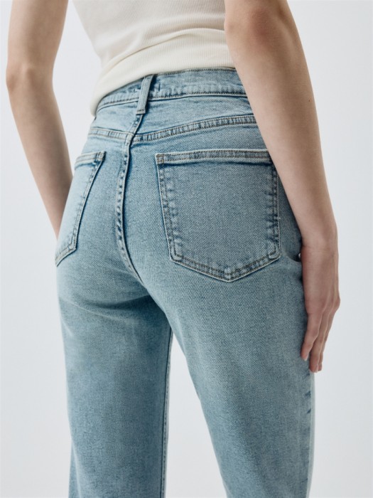 джинсы 426 slim fit с разрезами из хлопка спереди