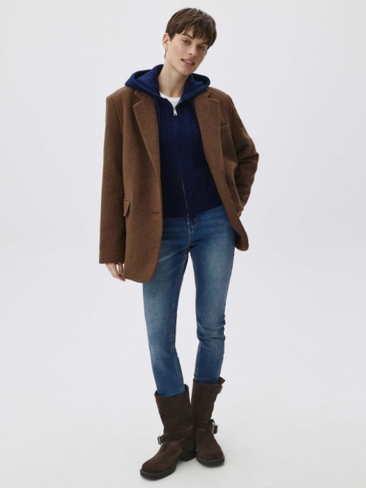 джинсы 495 skinny fit от бренда sela вид слева