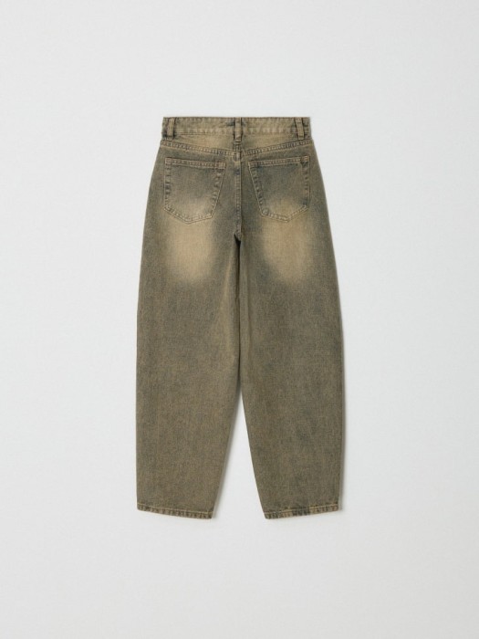 джинсы baggy с винтажной стиркой для мальчиков по цене 999 руб вид справа