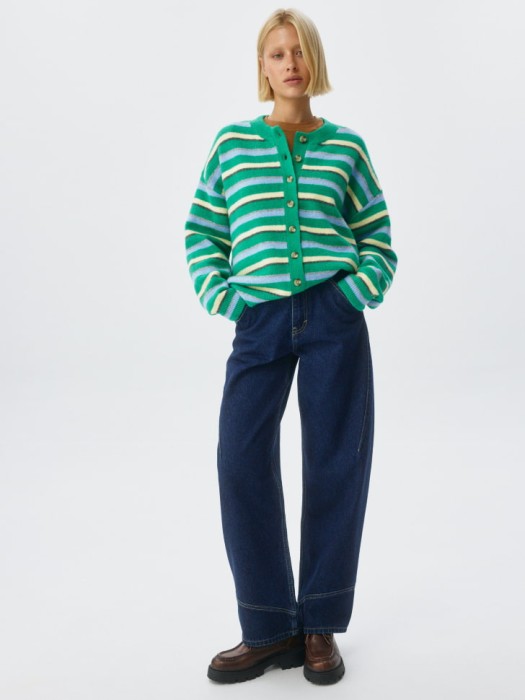 джинсы balloon fit от бренда sela вид слева