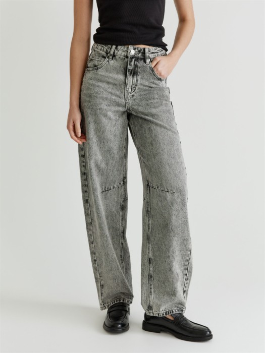 джинсы balloon fit от бренда sela вид слева