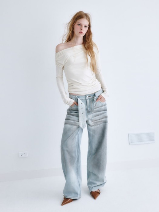 джинсы barrel с ремнем из линейки  young 4680798734453 фотография