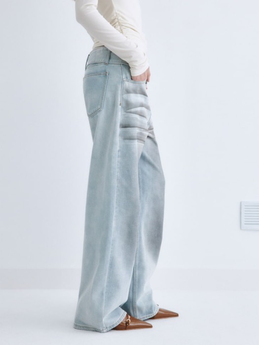 джинсы barrel с ремнем из линейки  young по цене 2799 руб вид справа