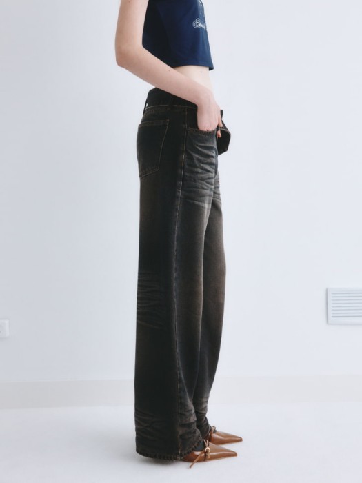 джинсы barrel с ремнем из линейки  young по цене 2799 руб вид справа