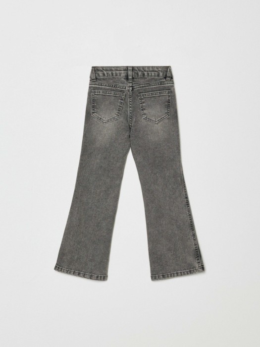 джинсы bootcut для девочек с вышивкой  x смешарики по цене 1999 руб вид справа