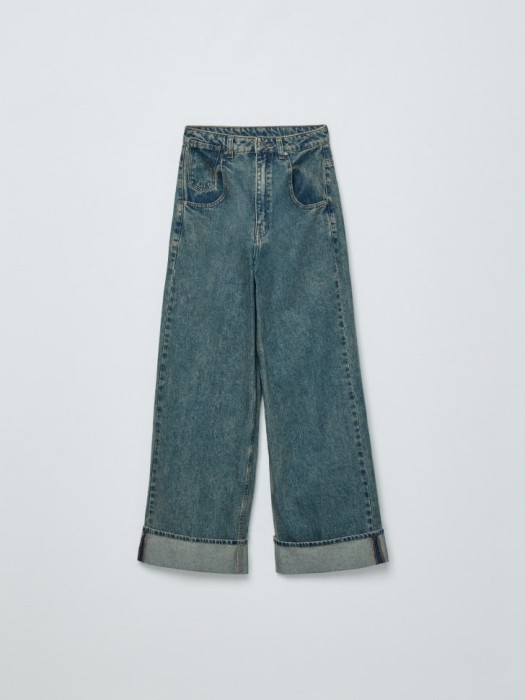 джинсы boyfriend fit из линейки  young из хлопка спереди