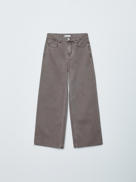 джинсы boyfriend из хлопка спереди