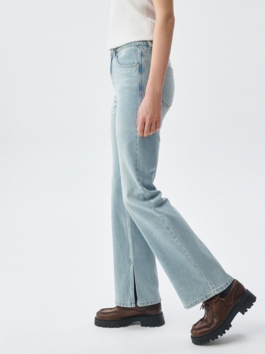 джинсы flared из россии вид сбоку