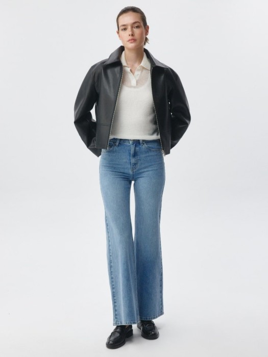 джинсы flared от бренда sela вид слева