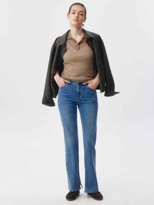 джинсы flared от бренда sela вид слева