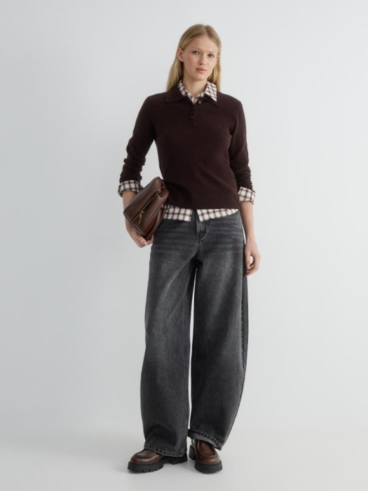 джинсы gaucho от бренда sela вид слева