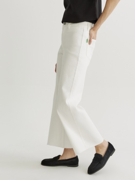 джинсы кюлоты 405 с необработанным краем по цене 3599 руб вид справа