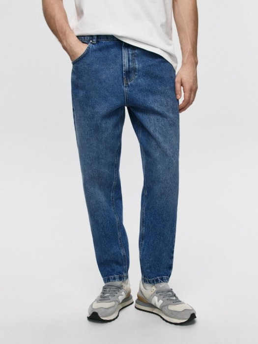 джинсы loose fit со средней посадкой 4680704346916 фотография