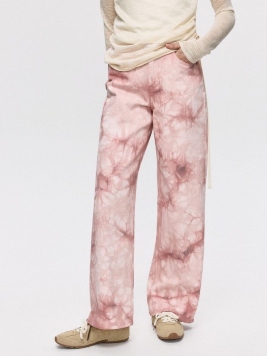 джинсы loose straight с тай-дай эффектом 4680704845969 фотография