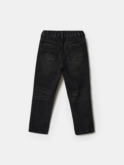 джинсы мом на резинке для девочек от бренда sela вид слева