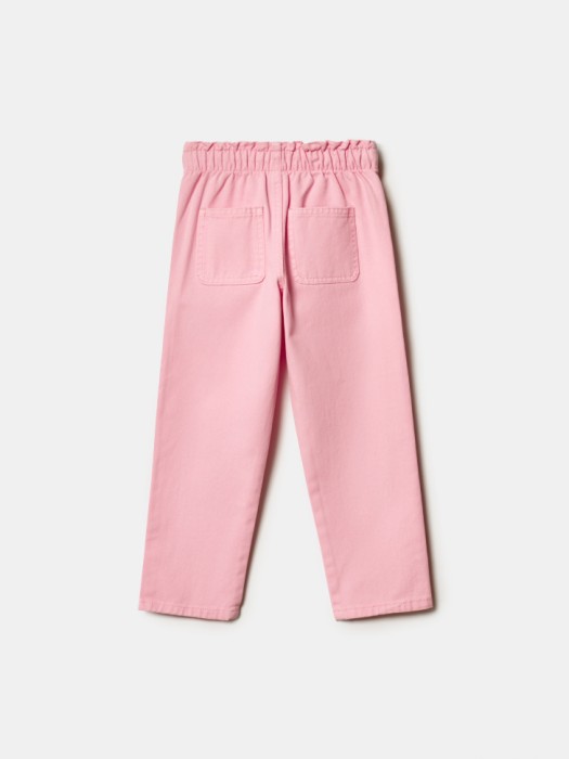 джинсы на резинке для девочек от бренда sela вид слева